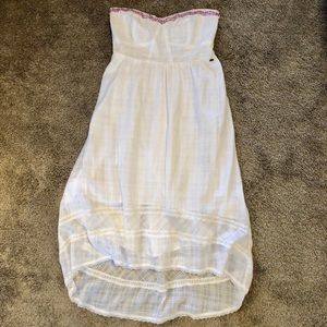 Roxy White Cotton Dress, M